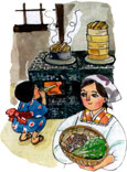 お勝手のイメージイラスト